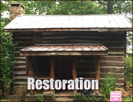Historic Log Cabin Restoration  Anderson County, Kentucky